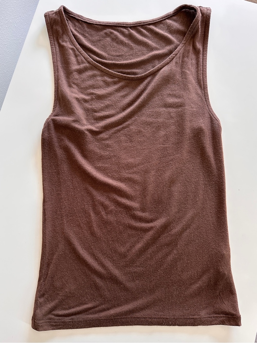 Joah Brown Marrow Edge Tank in Tobacco